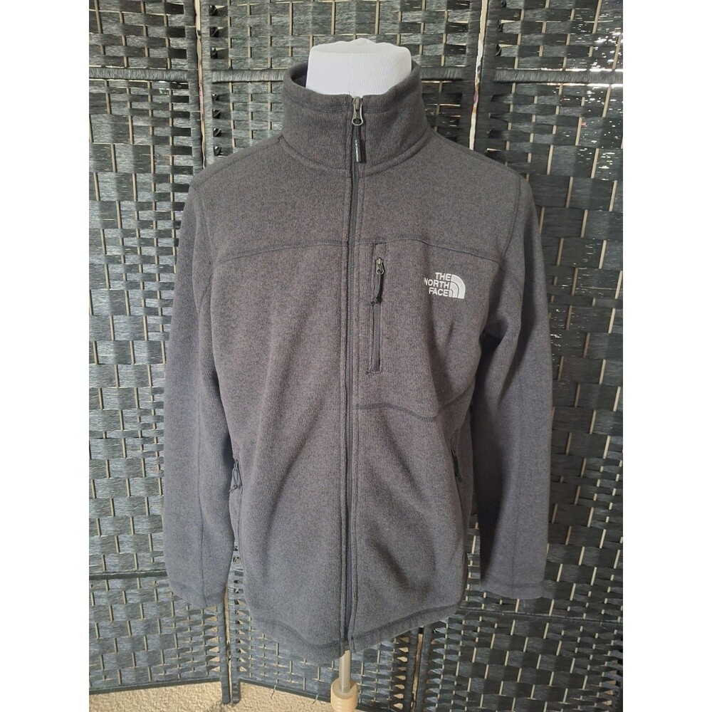 The North Face Full Zip Fleece Jacket Gordon Lyons Mens Large Gray NF0A33R5